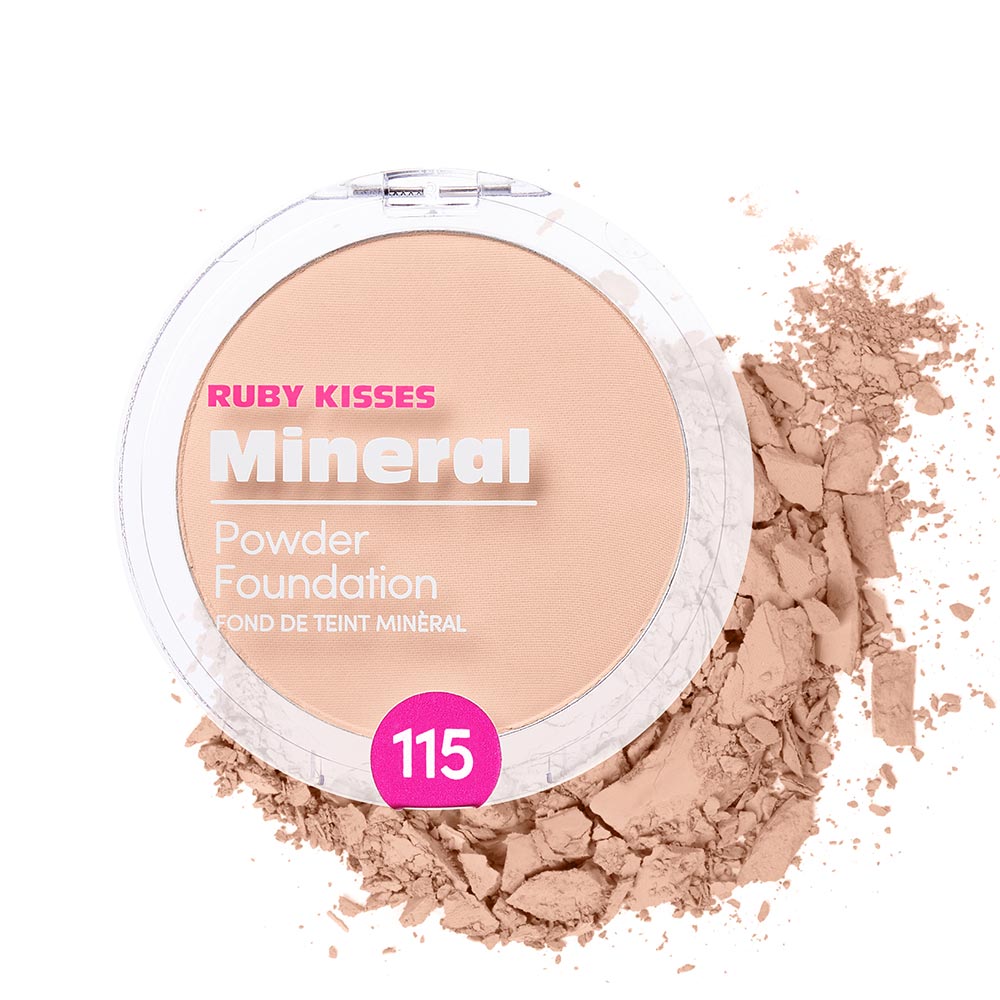 RUBY KISSES 100% MINERAL POWDER FOUNDATION