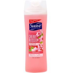 SUAVE BODY WASH 15OZ WILD CHERRY BLOSSOM