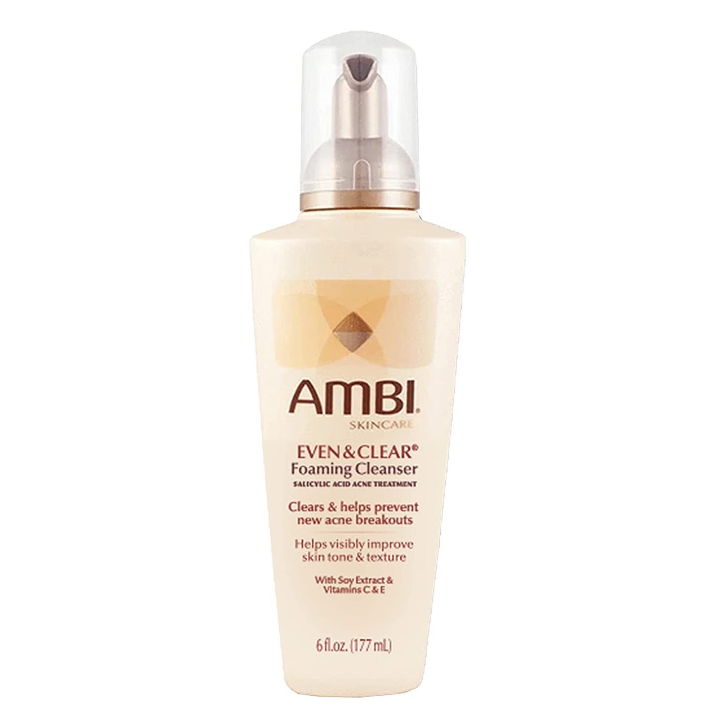 Ambi Even and Clear Foaming Cleanser (6oz)