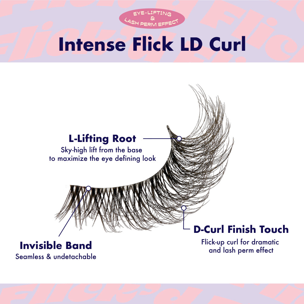 3D Flick’d Lashes – LD Curl IFK01