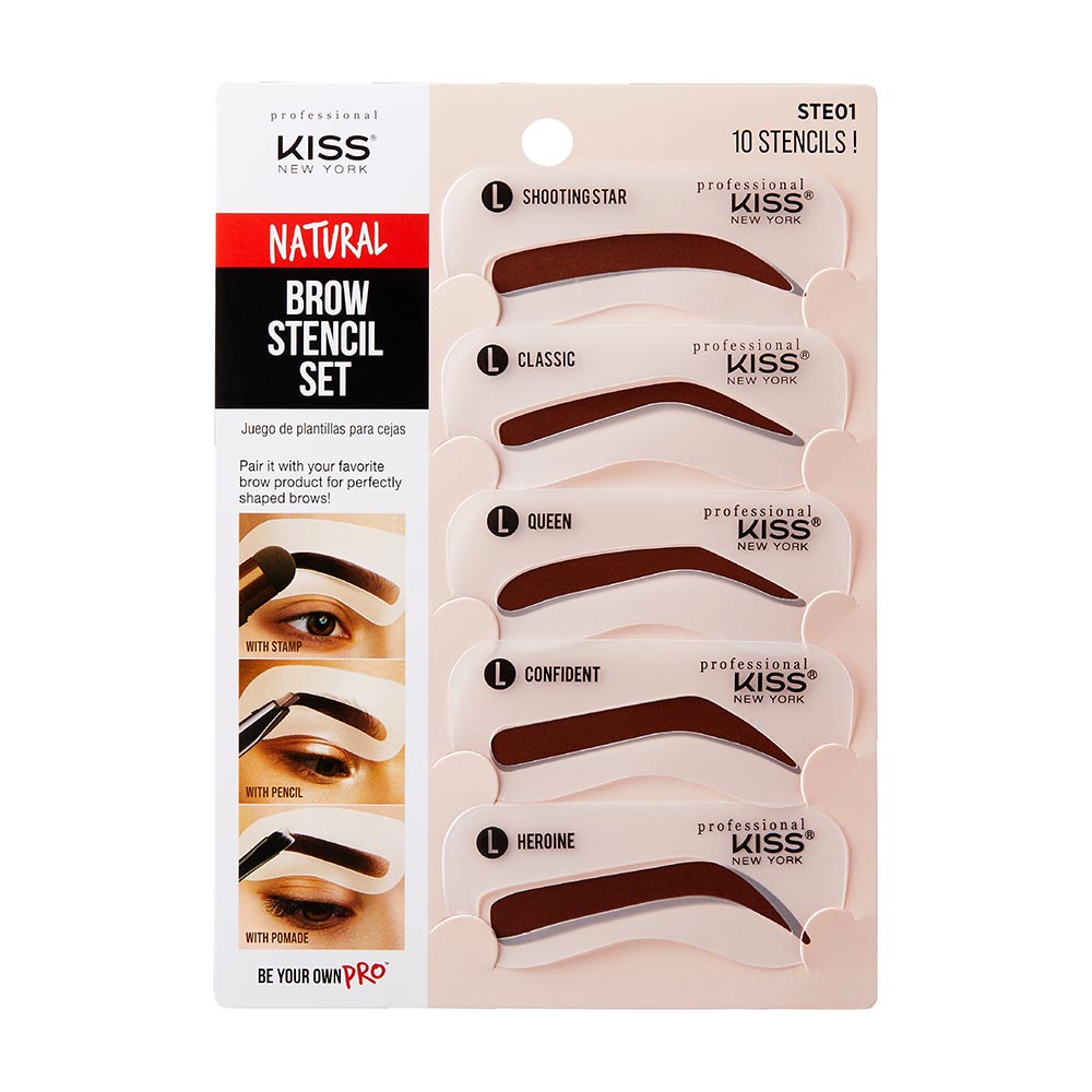 KISS INSTANT BROW STAMP AND STENCIL KIT