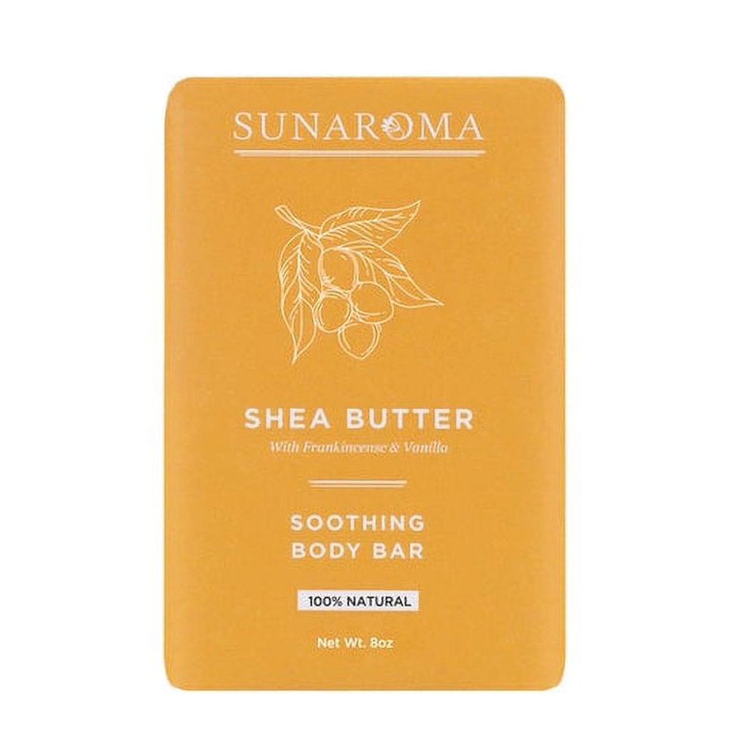 SUNROMA SOAP BAR SHEA BUTTER 8OZ