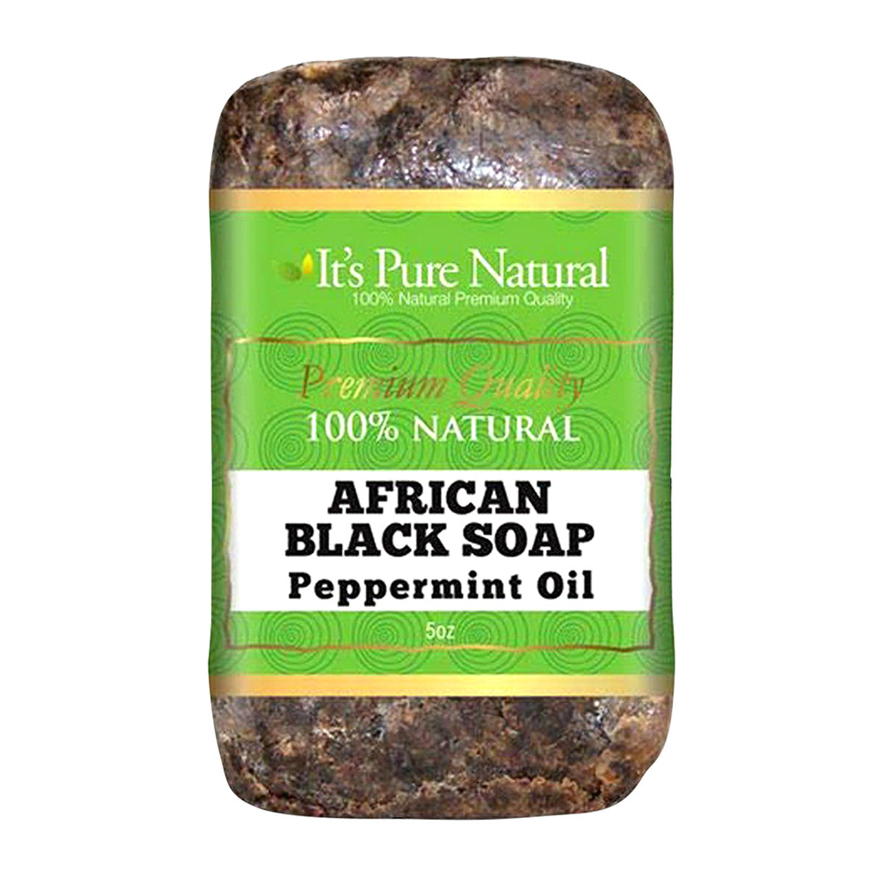 IT'S PURE NATURAL AFRICAN BLACK SOAP 5oz