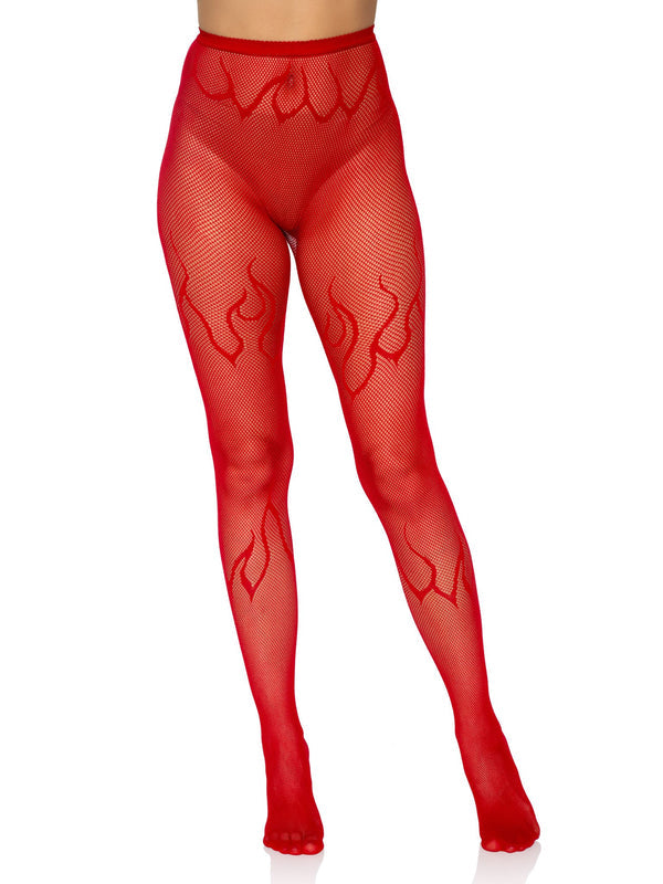 LEG AVENUE FLAME NET TIGHTS