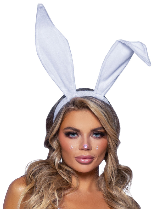 LEG AVENUE BENDABLE VELVET BUNNY RABBIT EAR HEADBAND