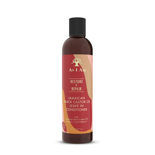 AS I AM JAMAICAN BLACK CASTOR OIL LEAVE-IN CONDITIONER 8oz