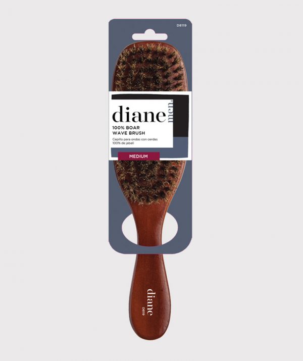 DIANE PERMIUM 100% MEDIUM BOAR WAVE BRUSH D8119