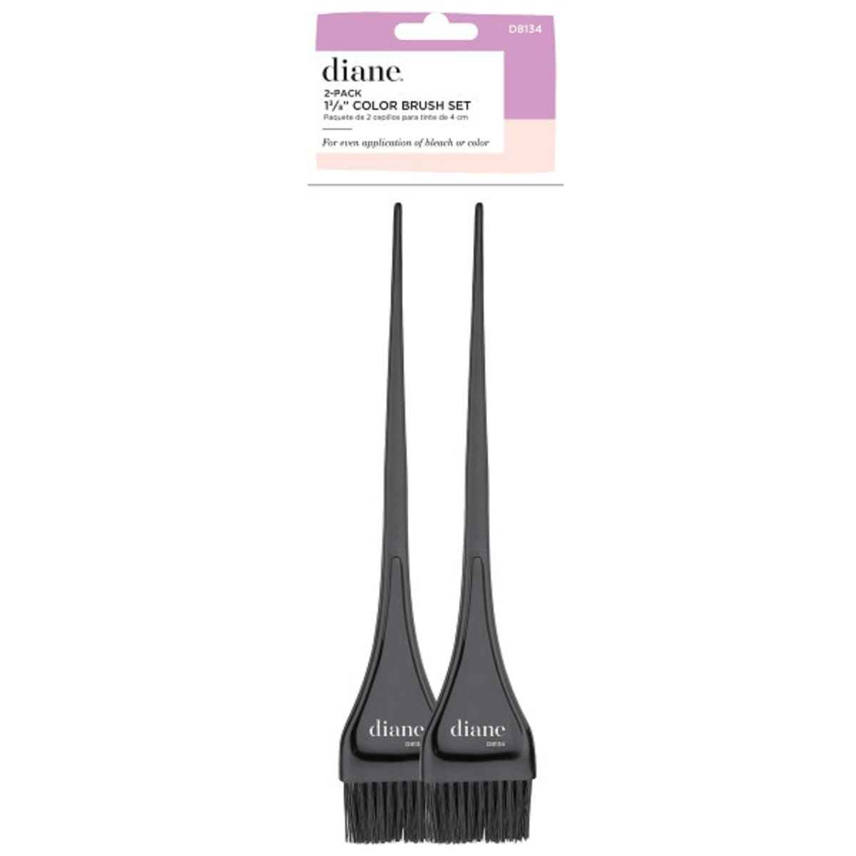 DIANE 1 3/8" COLOR BRUSH SET 2PACK #D8134