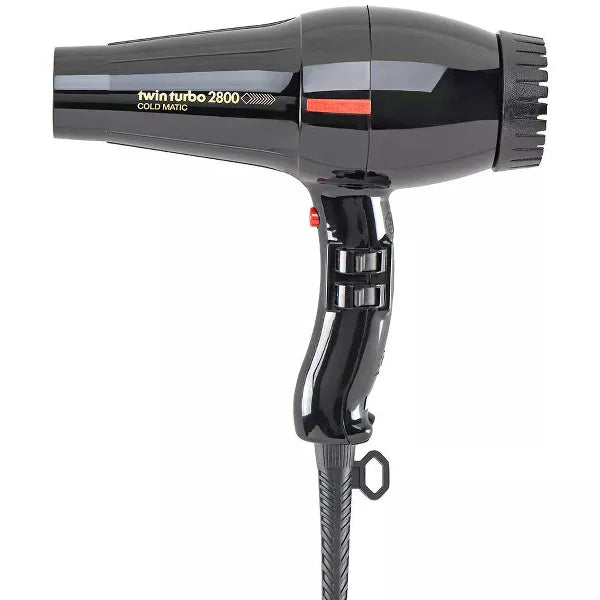 Turbo Power Twinturbo 2800 Coldmatic Hair Dryer, Black, 1 Count