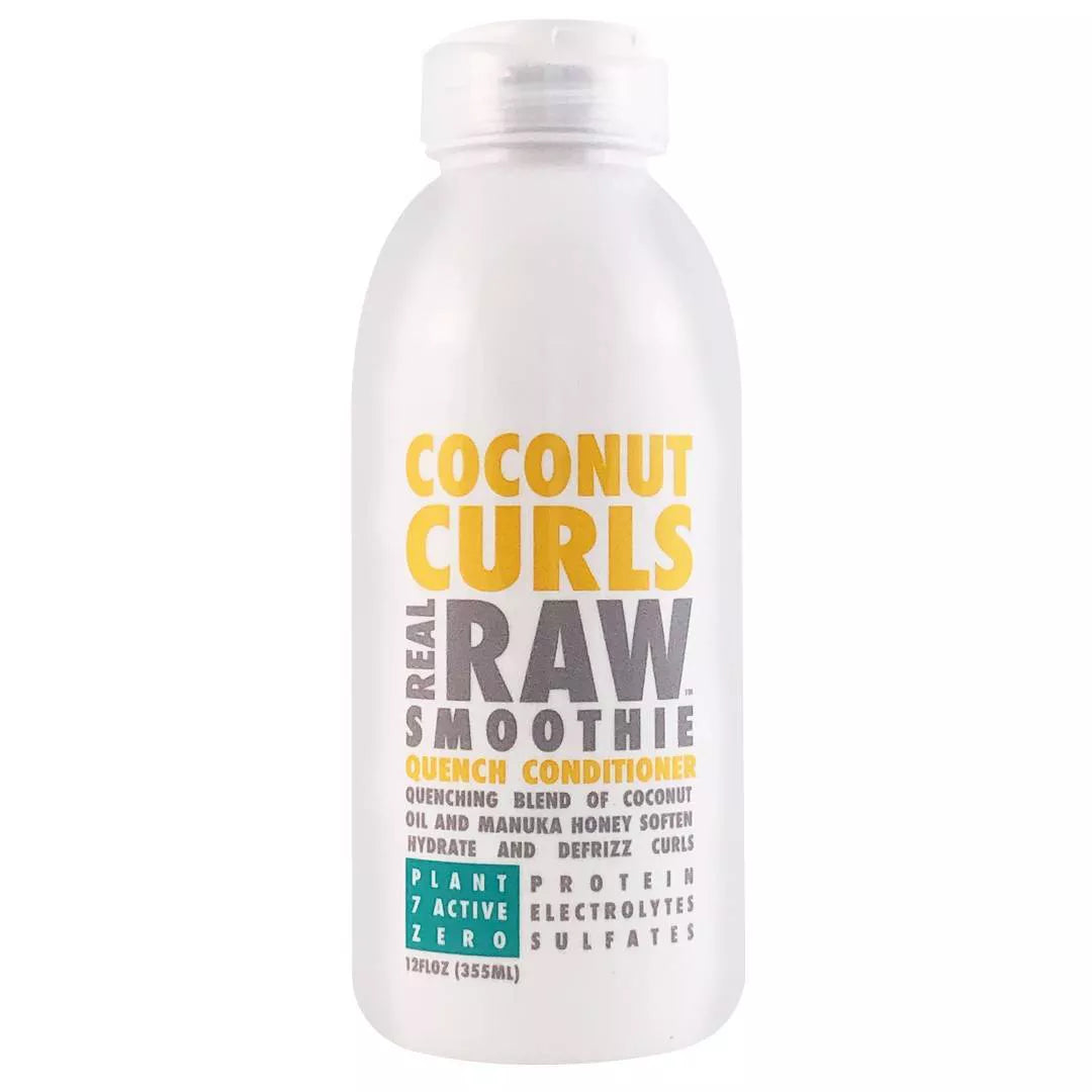 REAL RAW SHAMPOOTHIE COCONUT CURLS QUENCH CONDITIONER 12oz