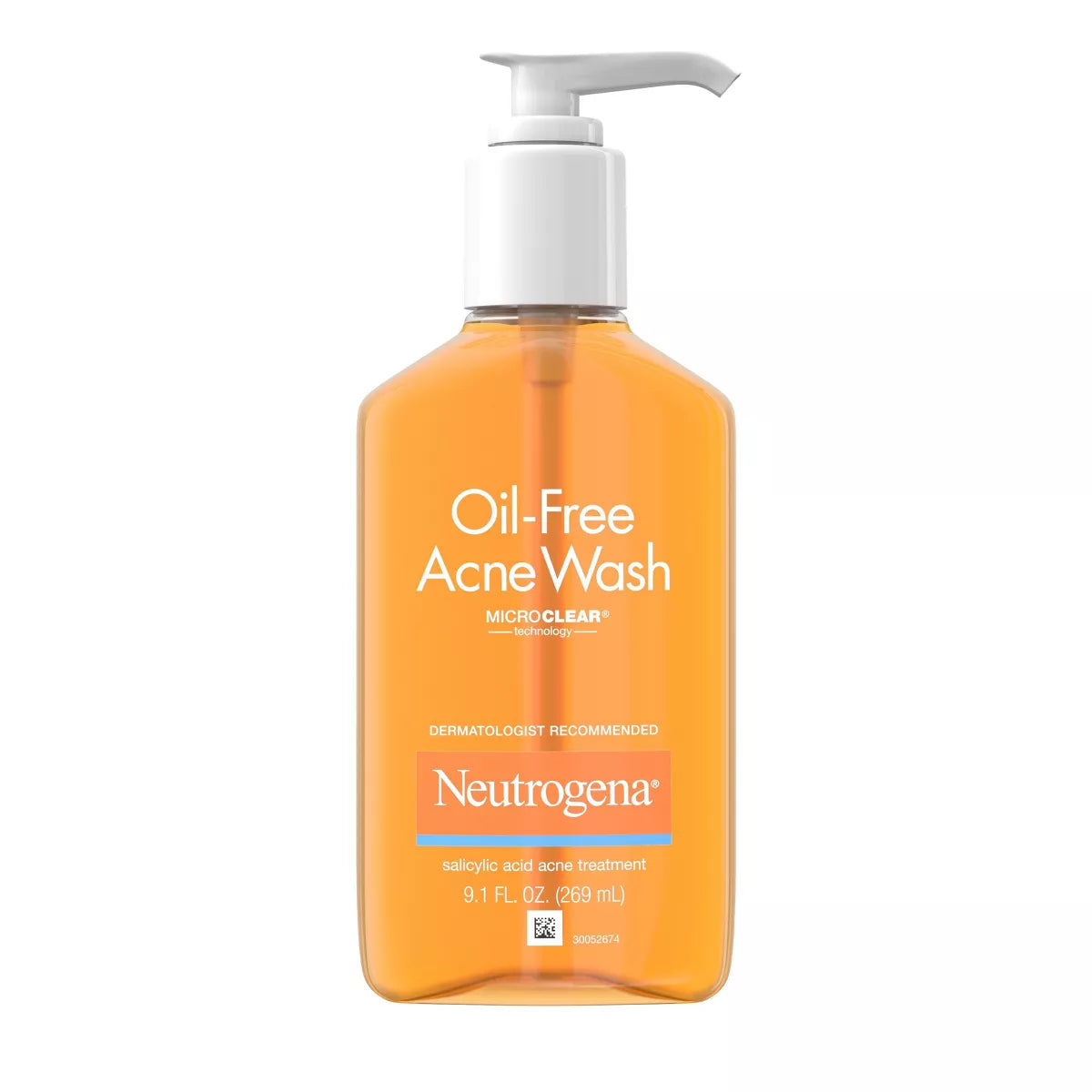 NEUTROGENA OIL FREE ACNE FACE WASH 6oz