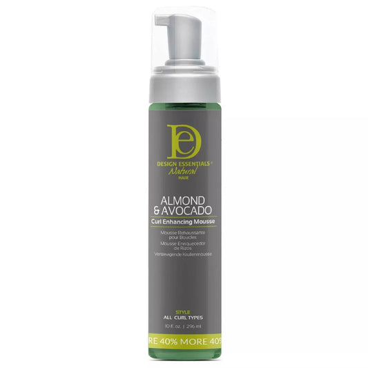 DESIGN ESSENTIALS ALMOND&AVOCADO CURL ENHANCING MOUSSE