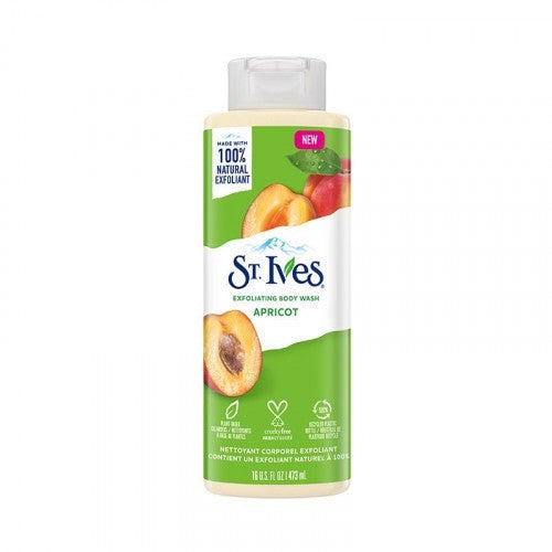 ST. IVES EXFOLIATING BODY WASH APRICOT 160Z