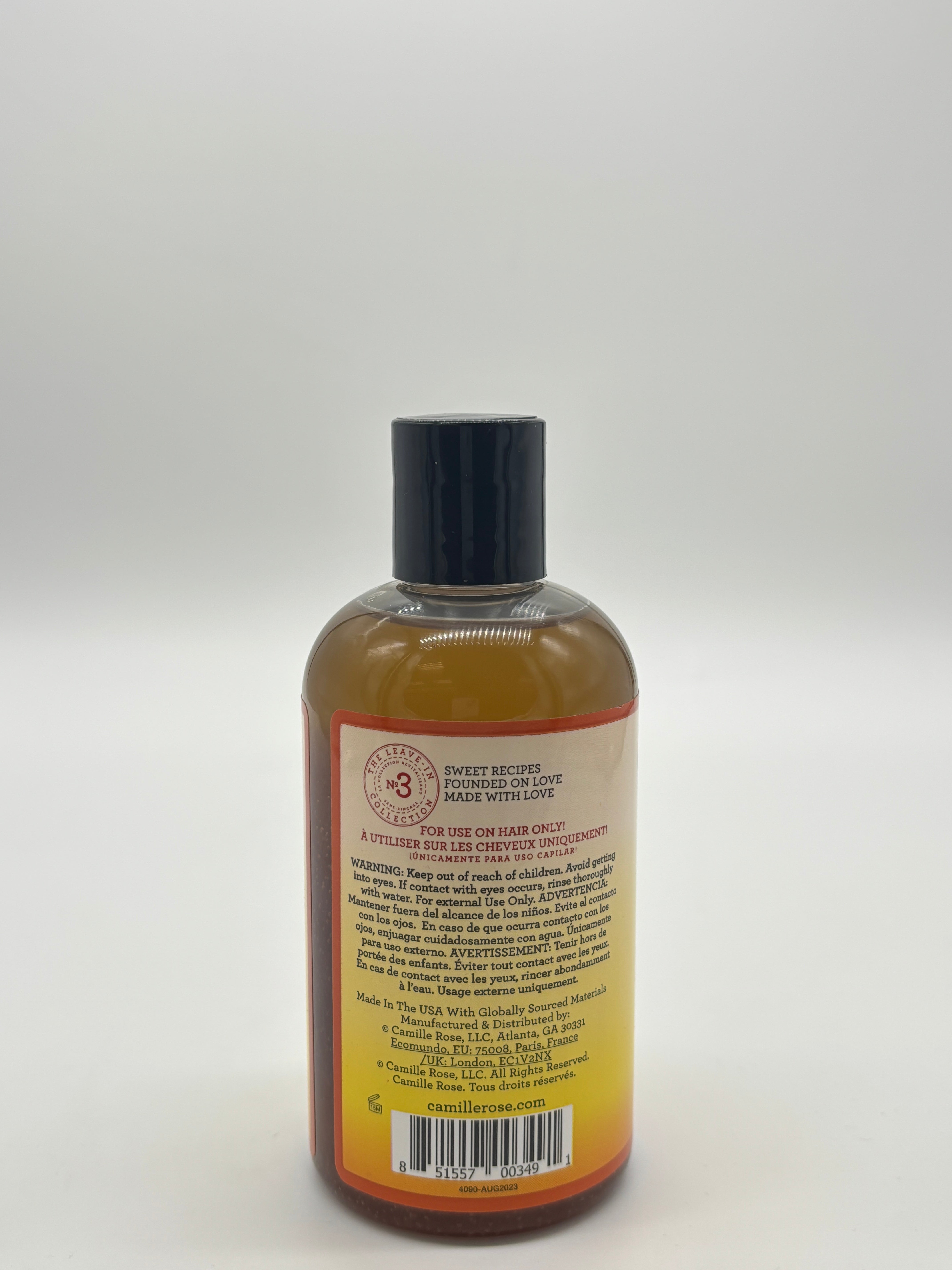 Camille Rose Honey Hydrate Leave In Conditioner 9 oz
