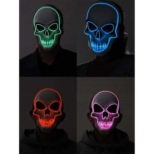 NEON LIGHT SKULL MASK (MIX COLOR)