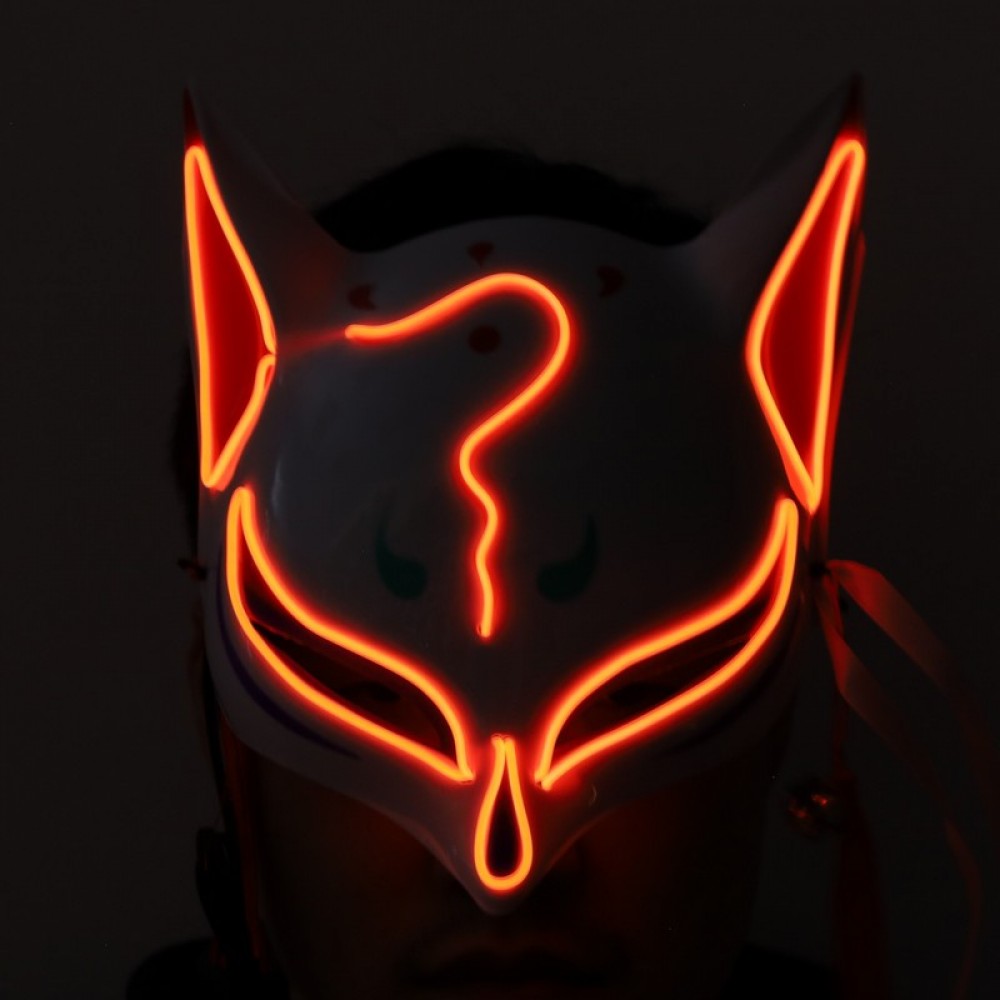 NEON LIGHT FOX MASK (MIX COLOR)