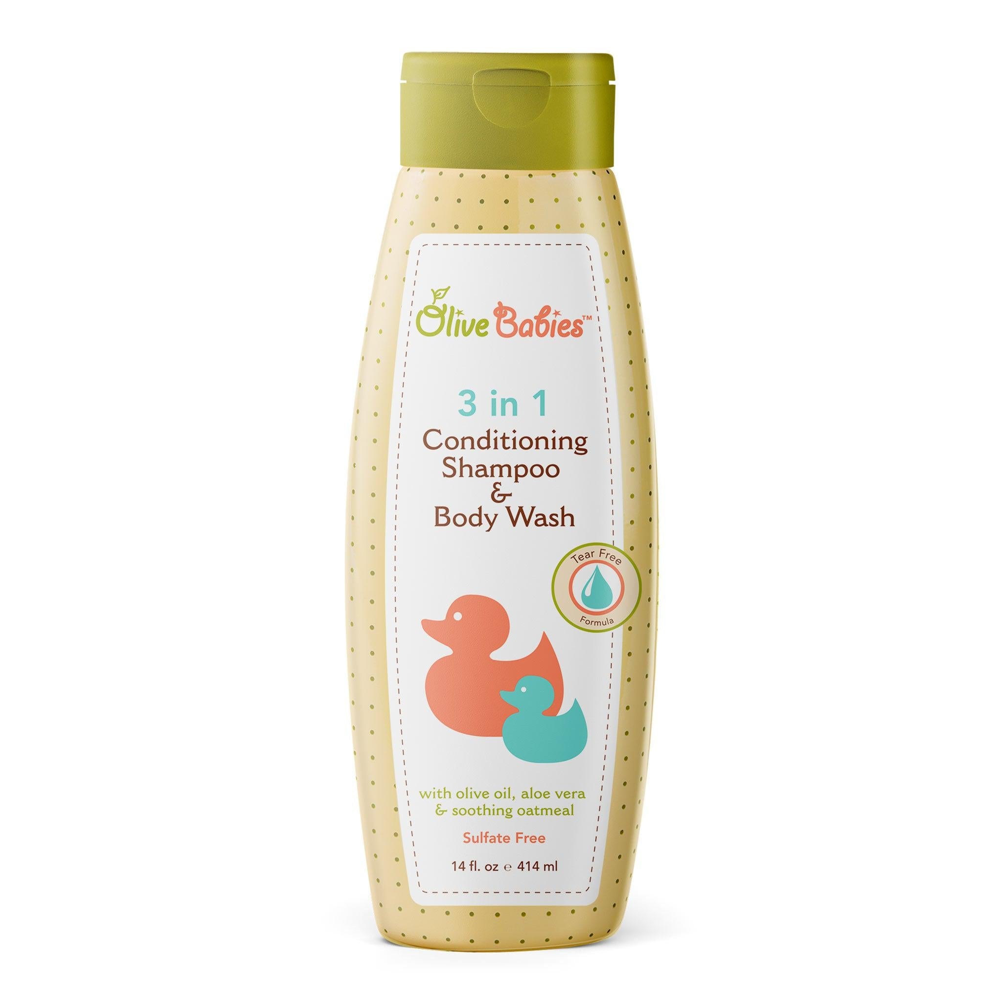 OLIVE BABIES 3 IN 1 (SHAMPOO, CONDITIONER &BODY WASH) 14OZ