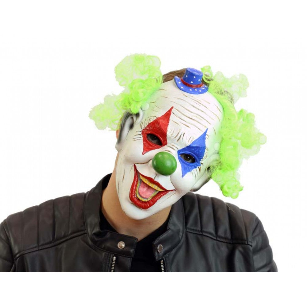 LATEX CLOWN FULL FACE MASK