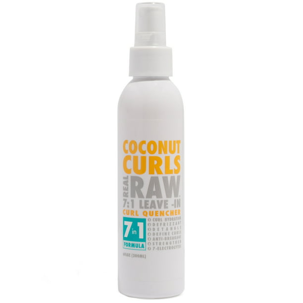 REAL RAW COCONUT CURLS 7-IN-1 LEAVE IN CONDITIONER 6oz