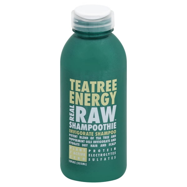 REAL RAW - TEATREE ENERGY - SHAMPOOTHIE / INVIGORATE SHAMPOO 12OZ