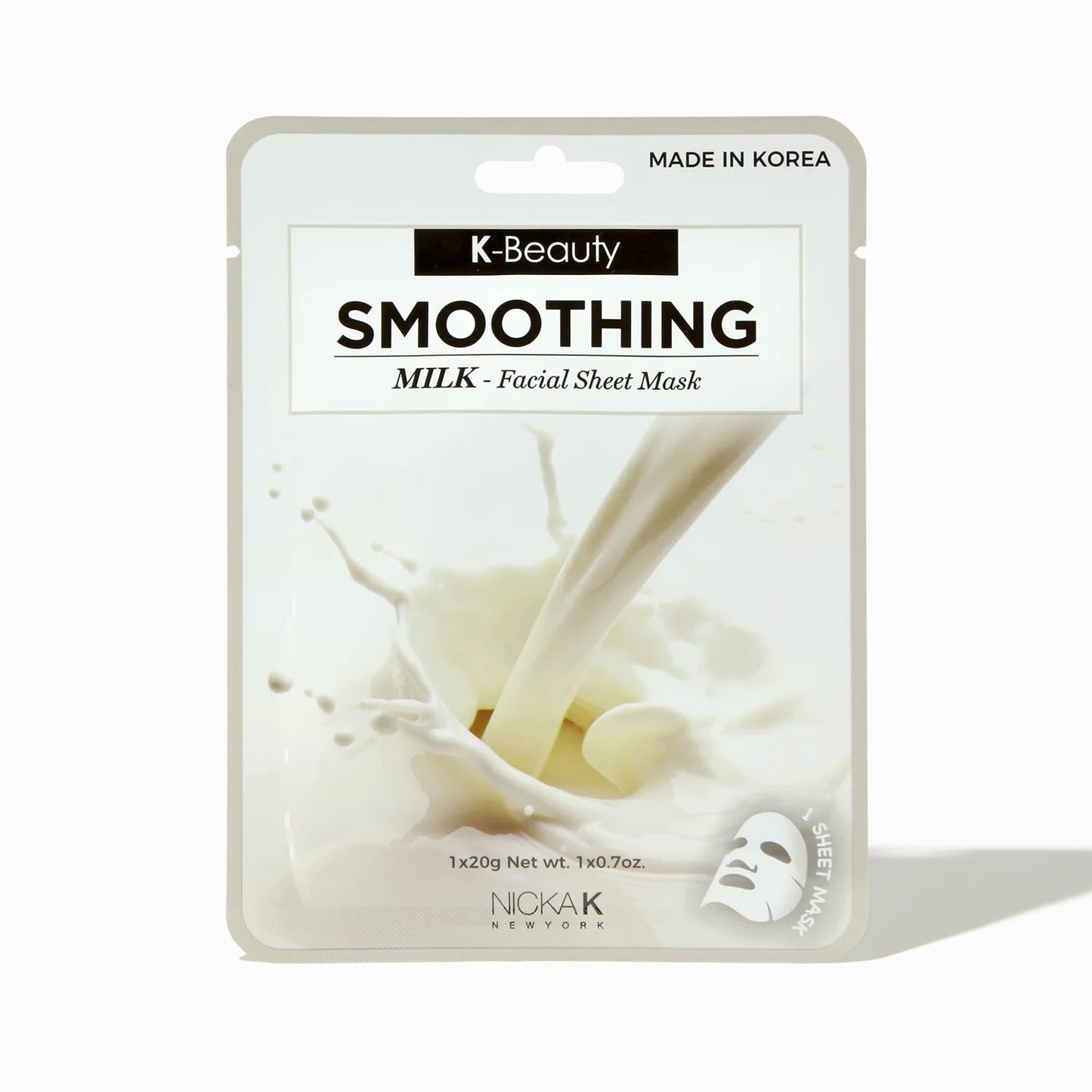 K-BEAUTY SMOOTHING SHEET MASK MILK NSM13