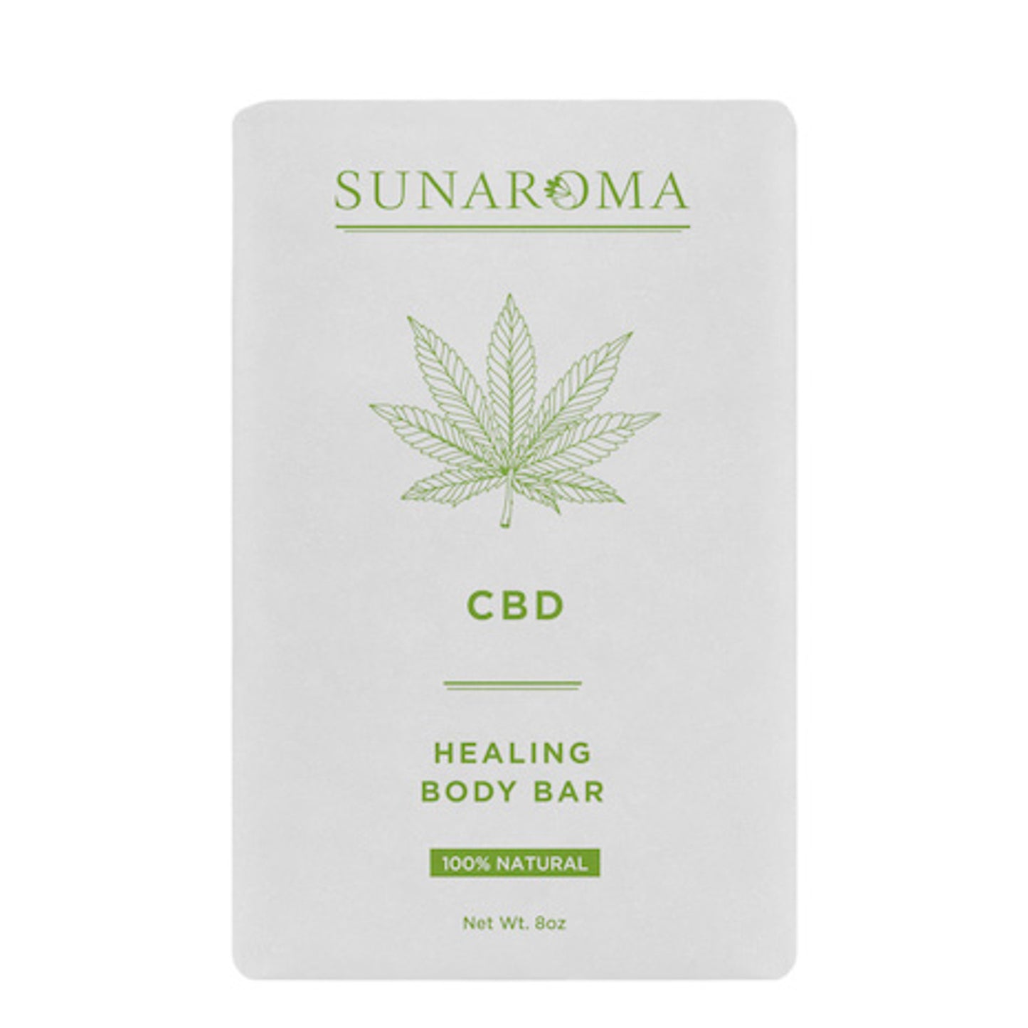 SUNAROMA CBD HEALING BODY BAR 8OZ