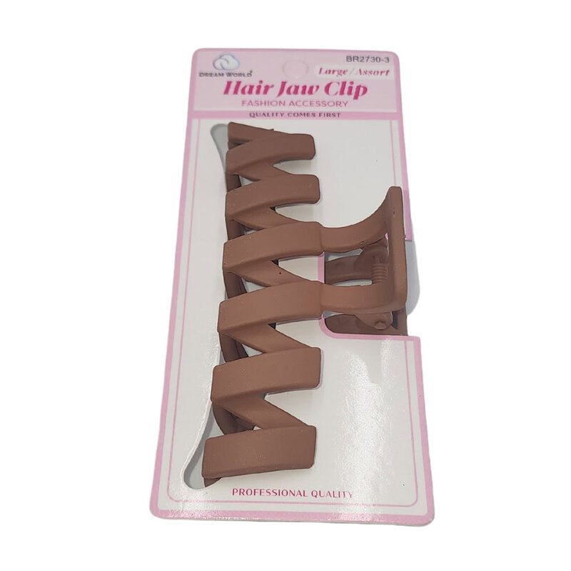 DREAM WORLD HAIR JAW CLIP ZIGZAG BR2730-3