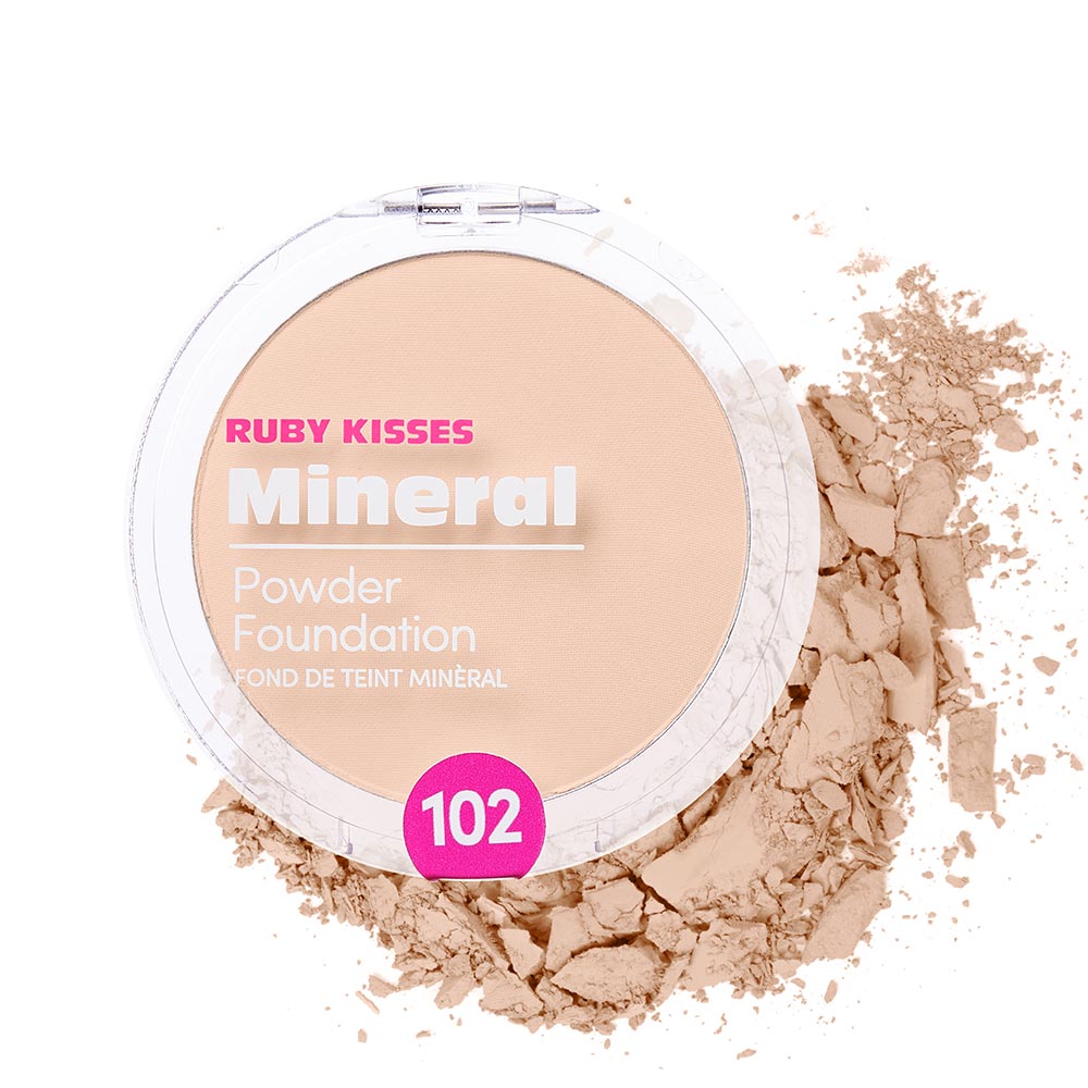 RUBY KISSES 100% MINERAL POWDER FOUNDATION