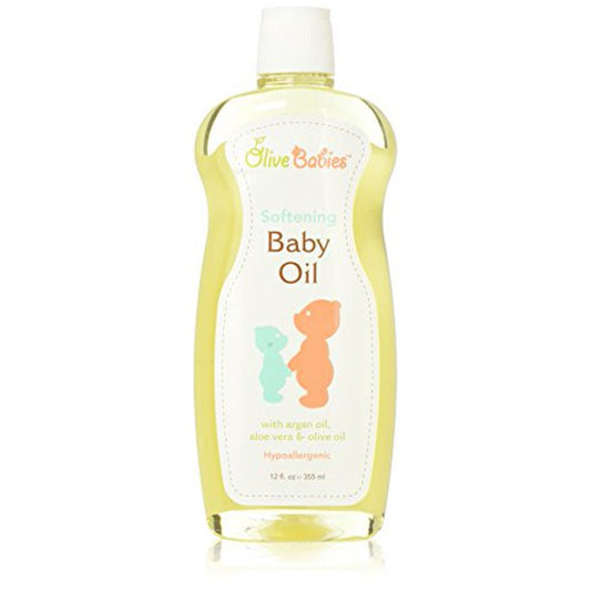 OLIVE BABIES BABY OIL 12 OZ