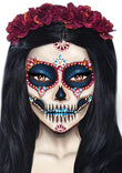 LEG AVENUE DAY OF THE DEAD SKELETON FACE JEWELS