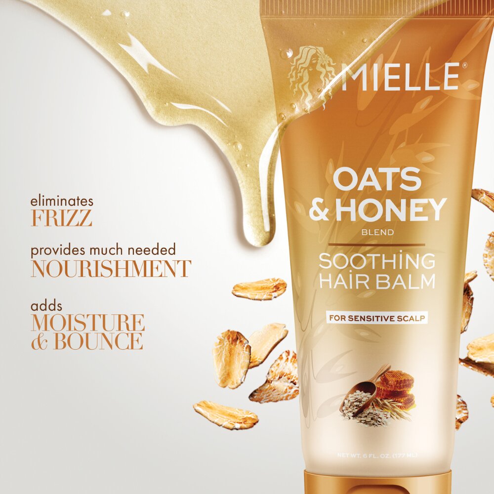 MIELLE  OATS & HONEY SOOTHING HAIR BALM 6oz