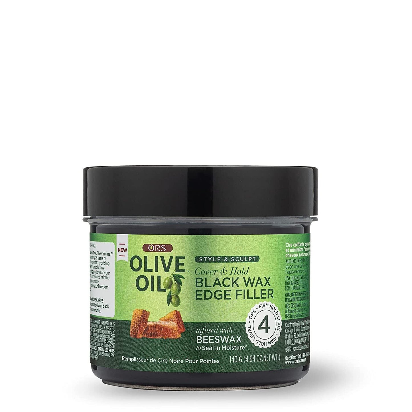 ORS OLIVE OIL BLACK WAX EDGE 4.94 OZ