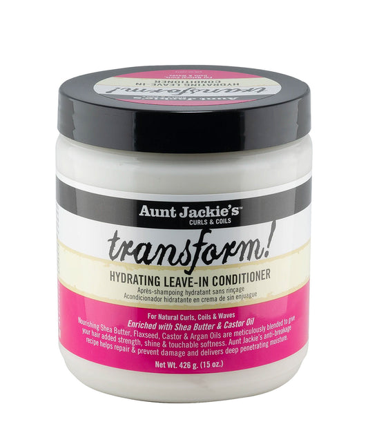 AUNT JACKIE'S TRANSFORM! HYDRATING LEAVE-IN CONDITIONER 15oz