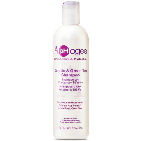 APHOGEE KERATIN GREEN TEA SHAMPOO 12OZ