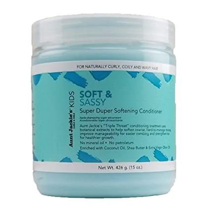 AUNT JACKIE'S KIDS SOFT & SASSY SUPER DUPER SOFTENING CONDITIONER 15OZ