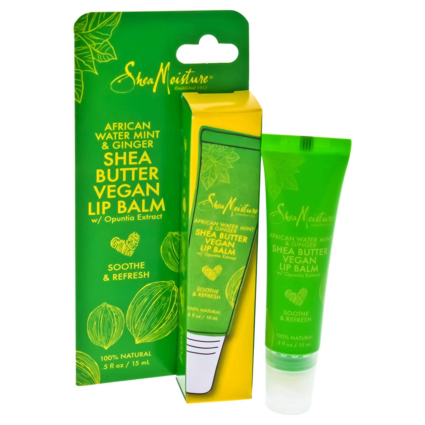 SHEA MOISTURE AFRICAN WATER MINT & GINGER VEGAN LIP BALM