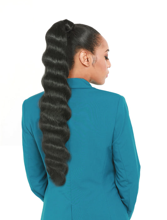 ZURY EZ WRAP SOFT CRIMP PONYTAIL