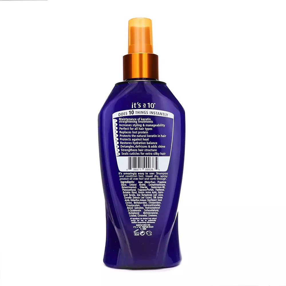 IT'S A 10 MIRACLE LEAVE-IN PLUS KERATIN 10oz