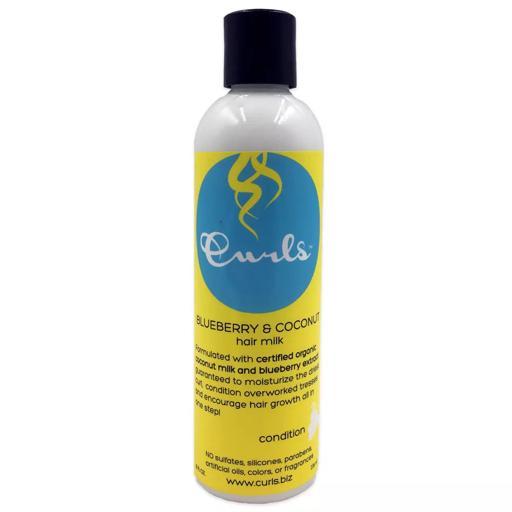 CURLS ALOE & BLUEBERRY &  COCONUT HAIR MILK 8oz