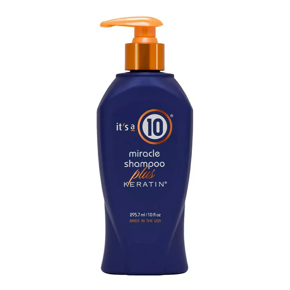 IT'S A 10 MIRACLE DAILY SHAMPOO PLUS KERATIN 10oz