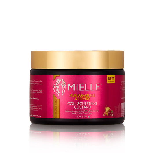 MIELLE POMEGRANATE & HONEY COIL CUSTARD 12 OZ