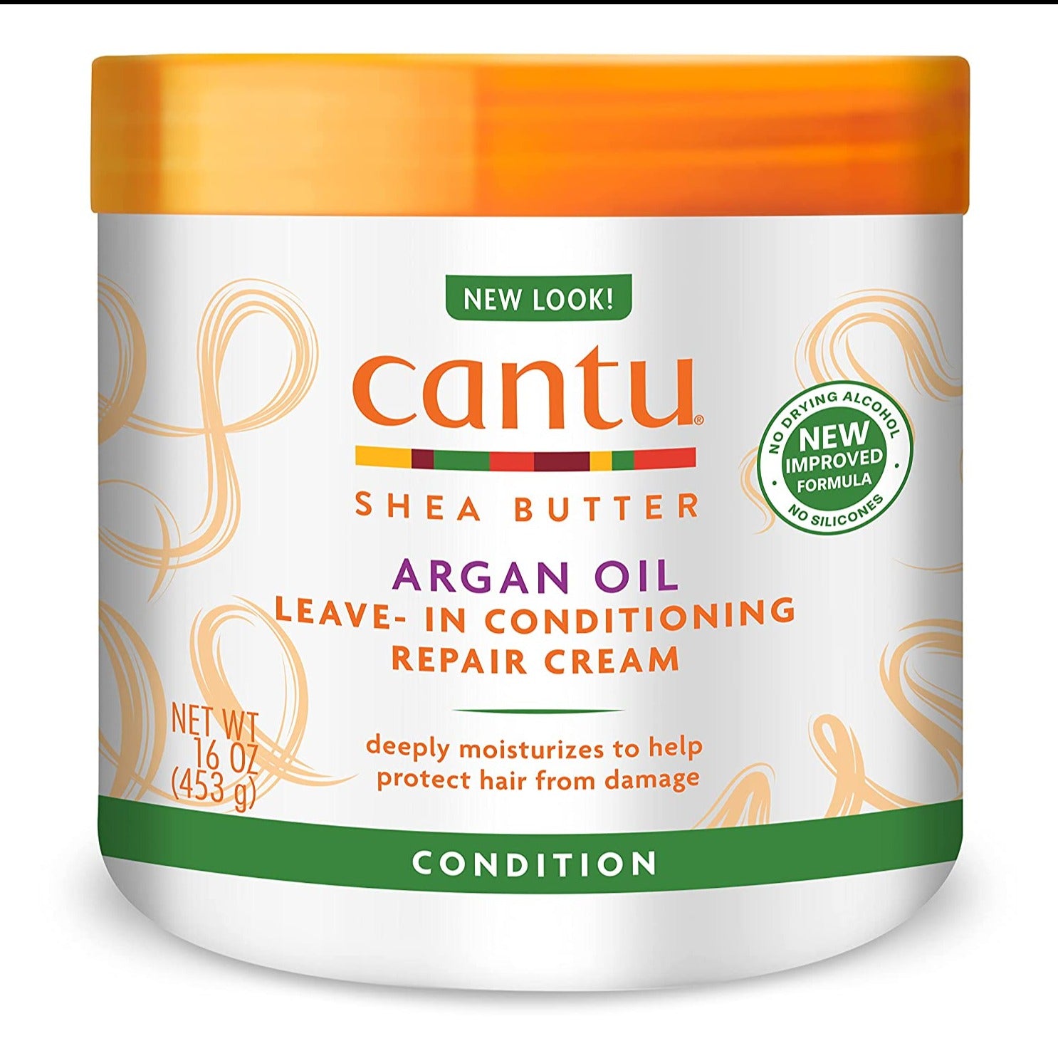 CANTU ARGAN OIL LEAVE-IN CONDITIONING REPAIR CREAM 16OZ