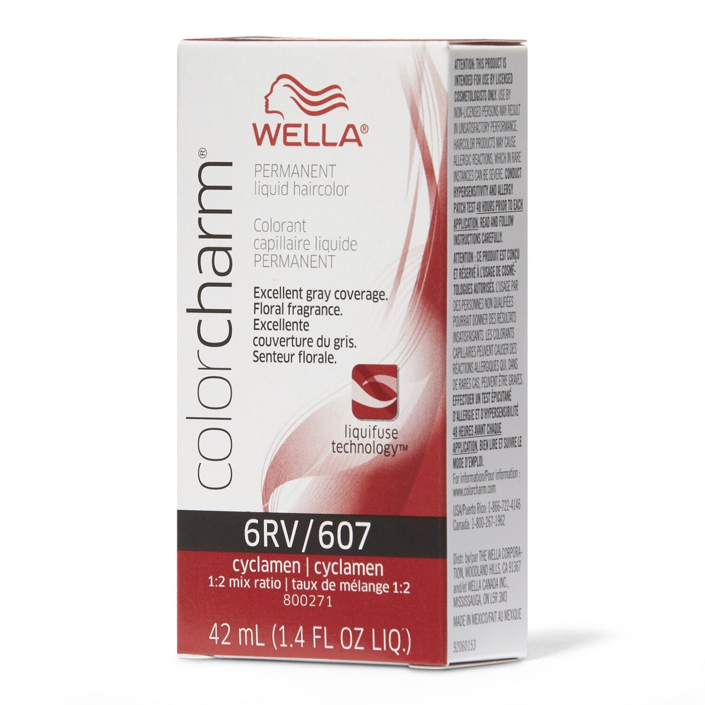 WELLA COLOR CHARM PERMANENT LIQUID HAIRCOLOR