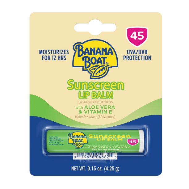 BANANA BOAT SUNSCREEN LIP BALM ALOE VERA & VIT E