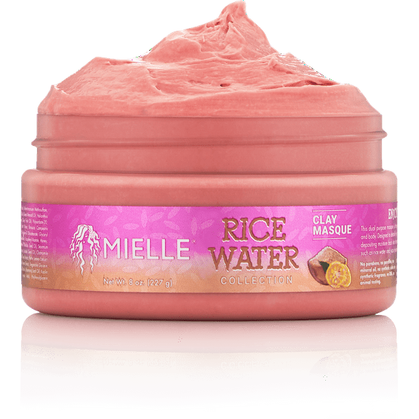 MIELLE RICE WATER CLAY MASQUE 8oz