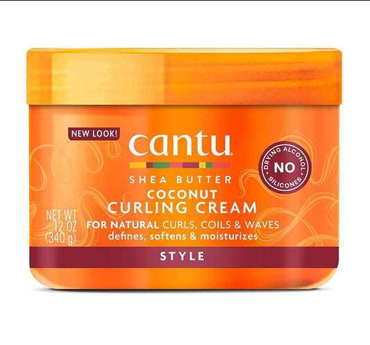 CANTU NATURAL HAIR LEAVE-IN CONDITIONER CREAM JAR 12 OZ