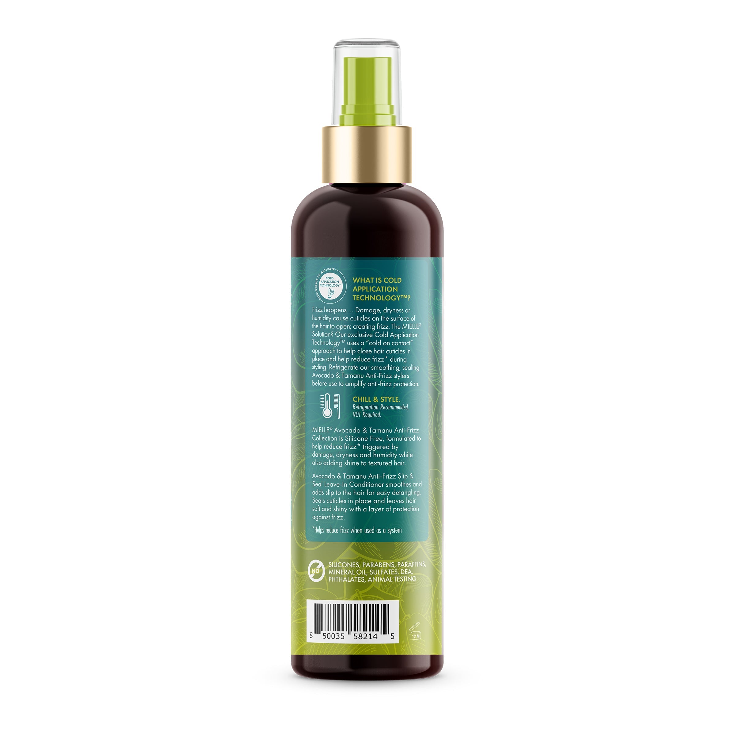 MIELLE AVOCADO & TAMANU LEAVE IN CONDITIONER 8OZ