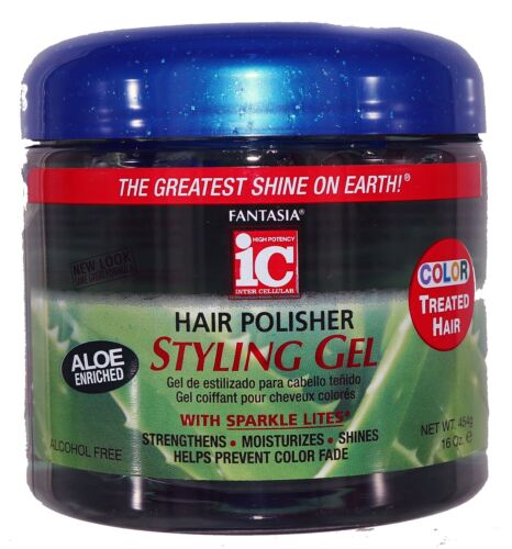 IC HAIR POLISHER STYLING GEL COLOR TREATED HAIR 16 OZ