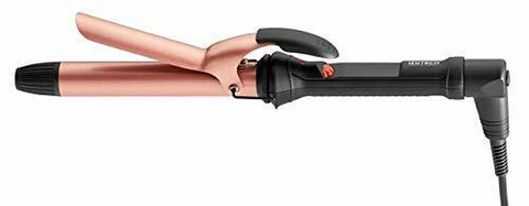 IZUTECH PRO TOURMALINE CERAMIC BARREL CURLING IRON 1.25'' ROSE GOLD BLACK